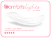 Comforts Lights Super Natural Incontinence Pads For Women 320ml Absorbency
