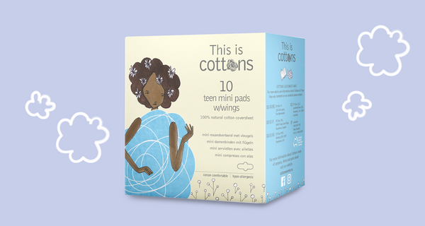 Cottons Teen Pads with Wings