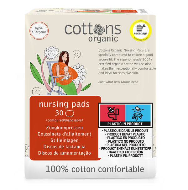 Cottons Organic Nursing Pads