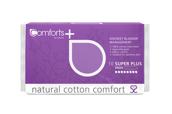 Comforts Plus Super Plus  Natural Incontinence Pads For Women
