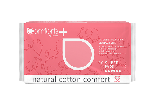 Comforts Plus Super Natural Incontinence Pads For Women