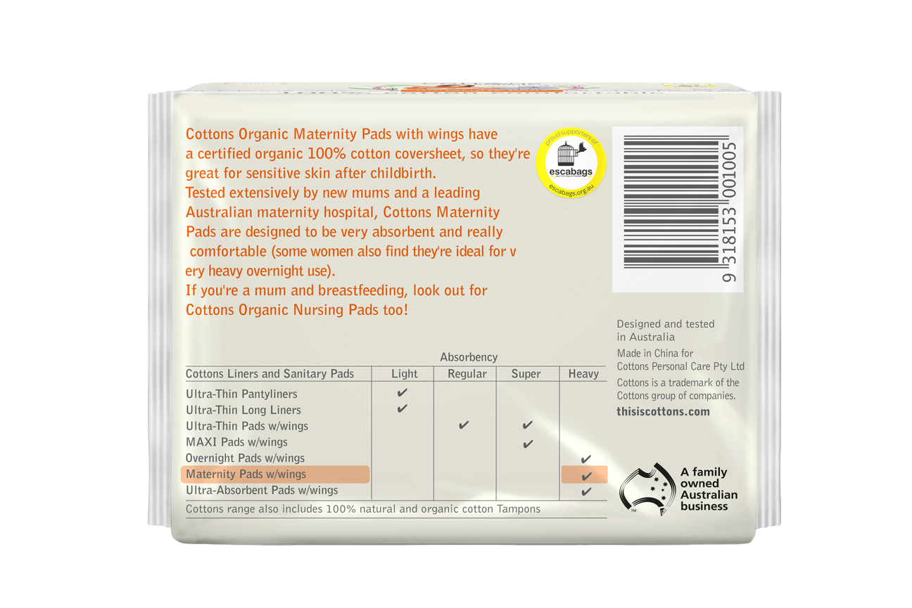 Cottons Organic Maternity Range