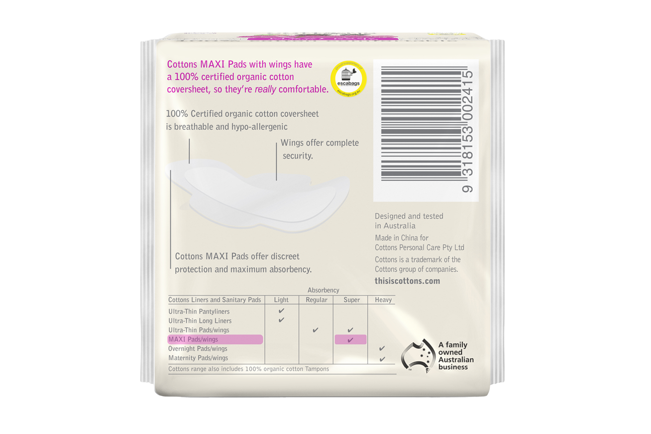 Cottons Organic Pads