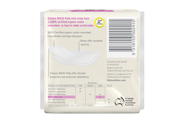 Cottons Organic Pads