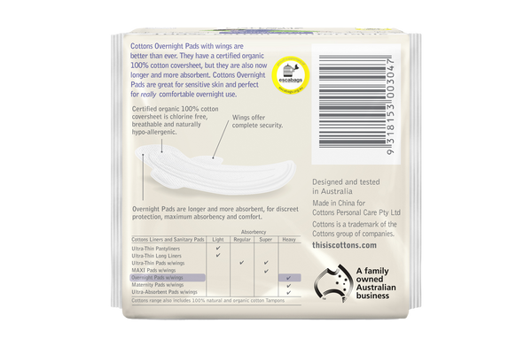 Cottons Organic Pads