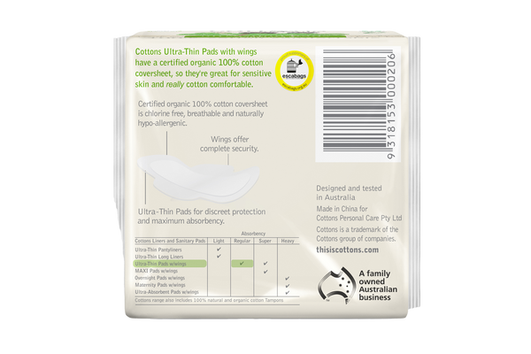 Cottons Organic Pads